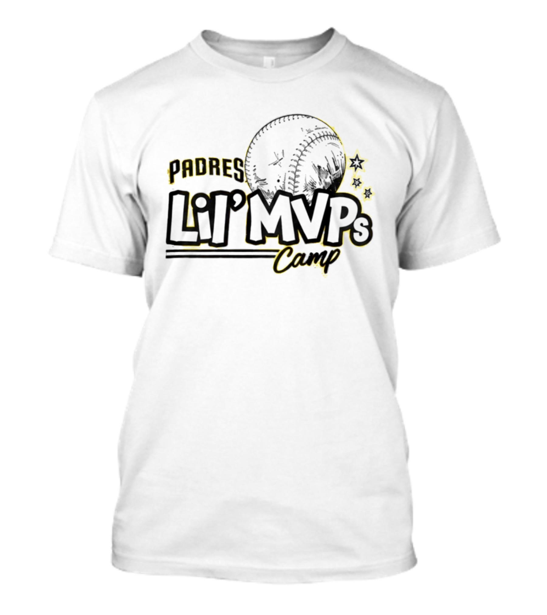 Padres Lil' MVPs Camp 2026 Baseball Stars T-Shirt