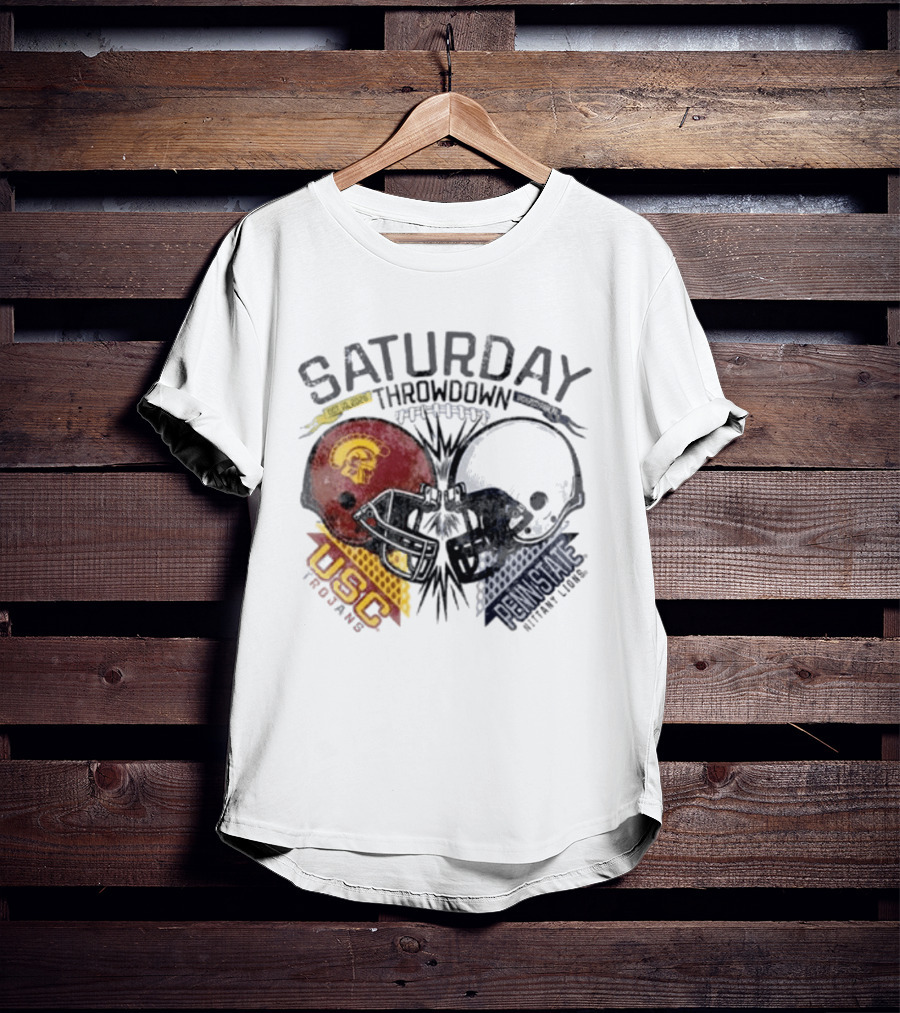 Saturday Throwdown Penn State Nittany Lions Vs USC Trojans Football 2026 T-Shirt