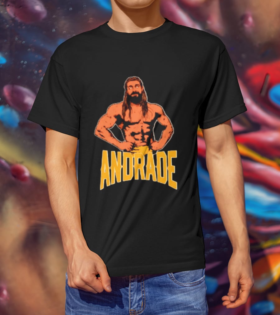 Andrade AEW Wrestling Lucha Libre Iconic Pose T-Shirt
