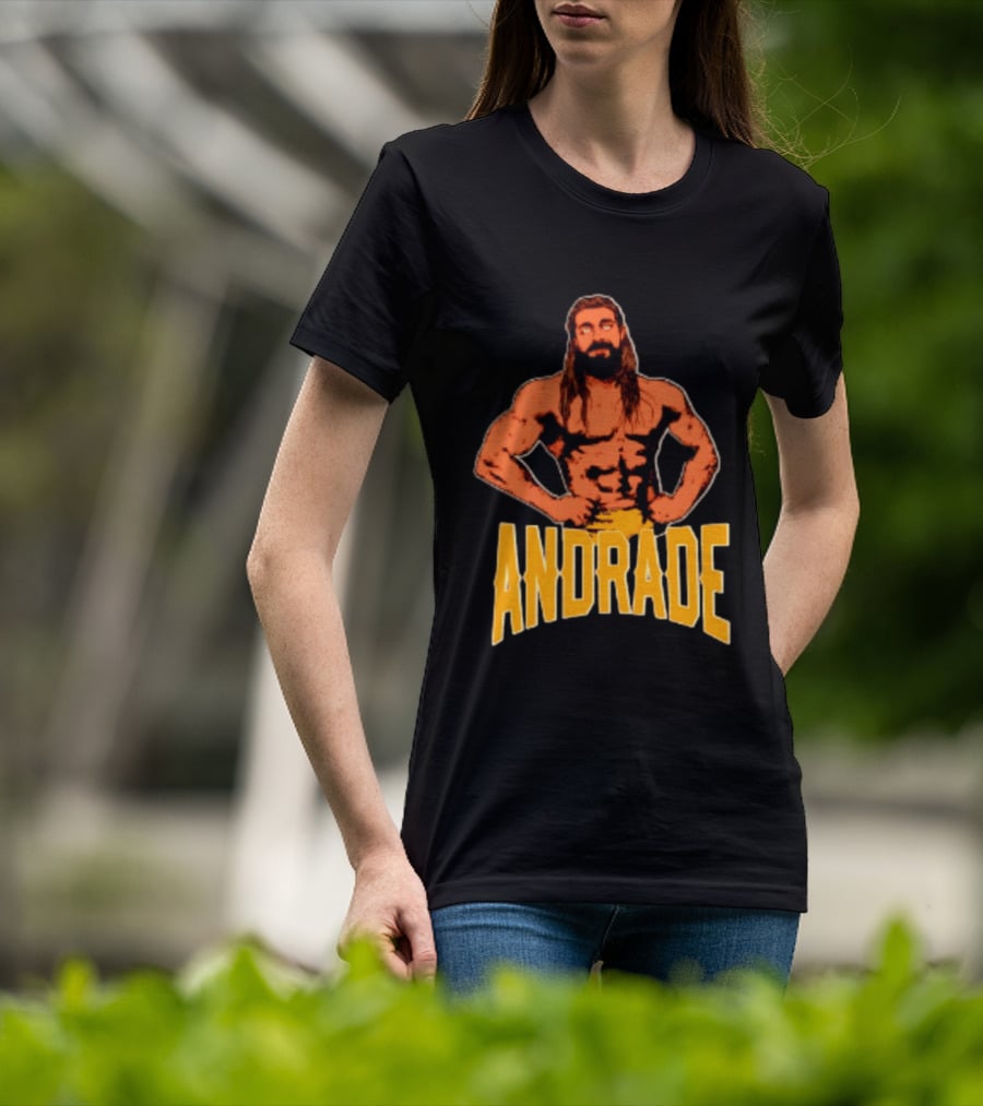 Andrade AEW Wrestling Lucha Libre Iconic Pose T-Shirt