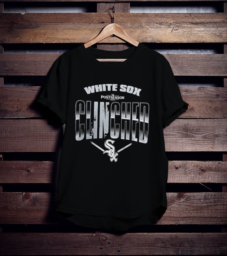 White Sox 2026 Postseason Clinched Baseball Playoff 2 Sided T-Shirt