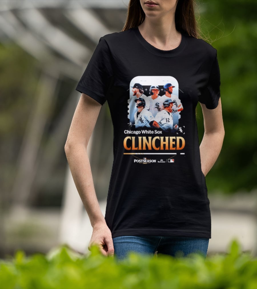 Chicago White Sox Clinched 2026 MLB Postseason Players Celebration T-Shirt