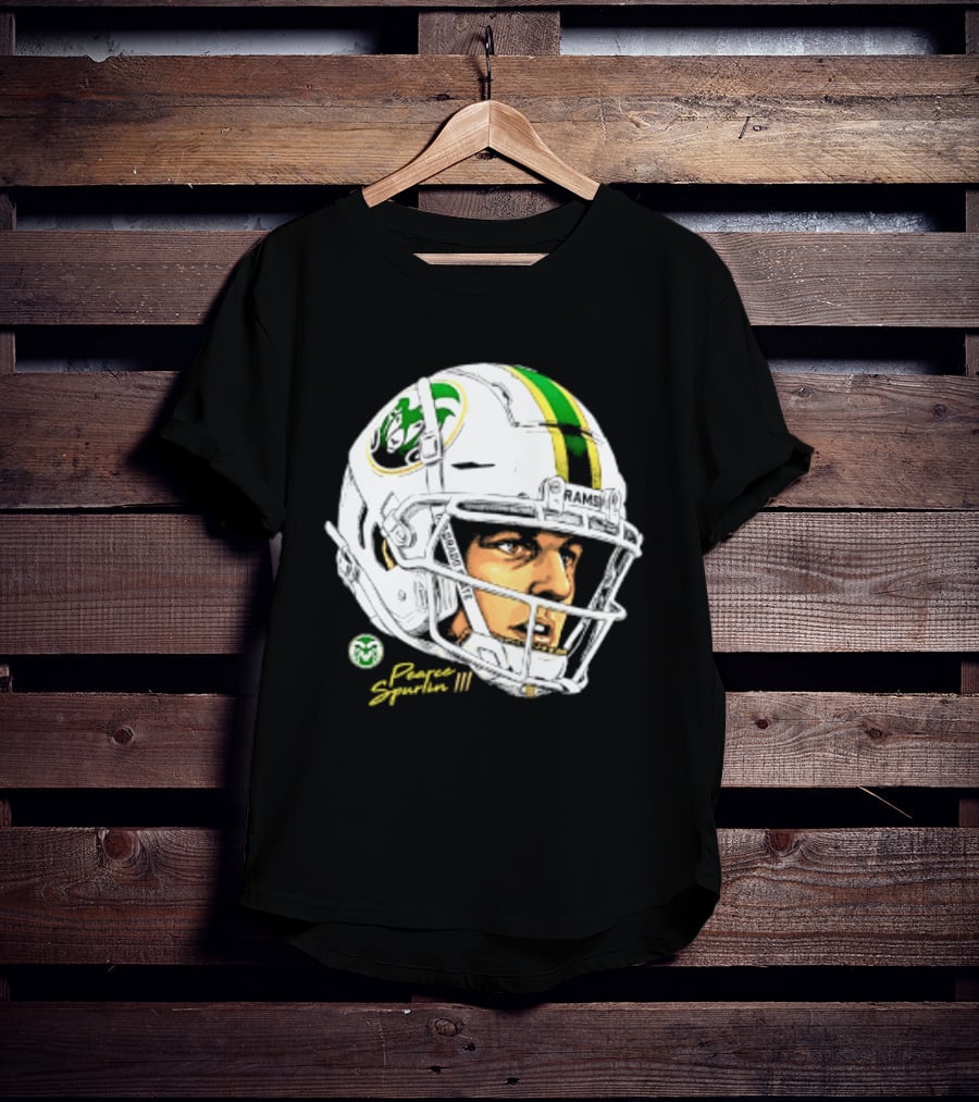 Darius Curry 3 Colorado State Rams NCAA Football Swag Head Prestigue Signature T-Shirt