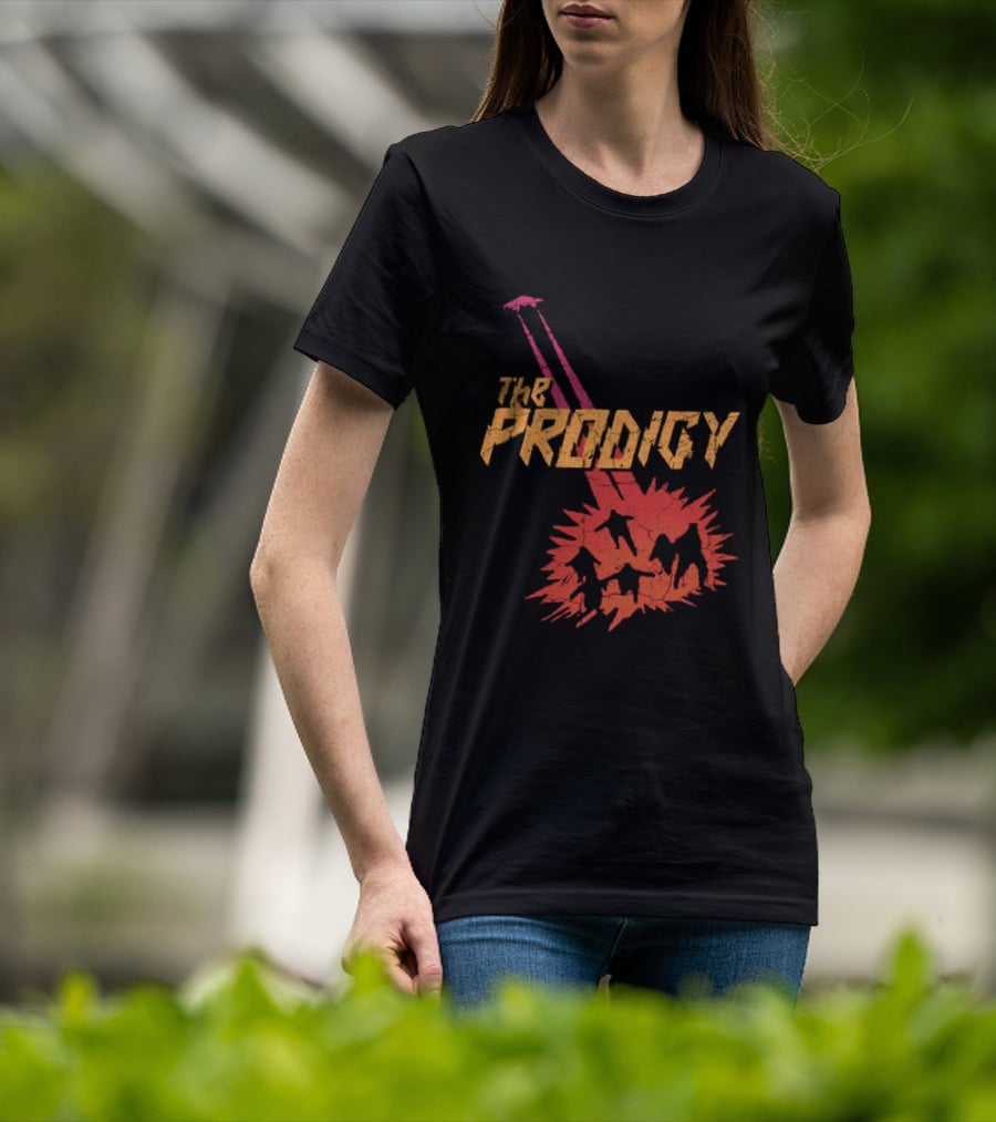 The Prodigy 2026 Tour Invaders UFO Explosion T-Shirt