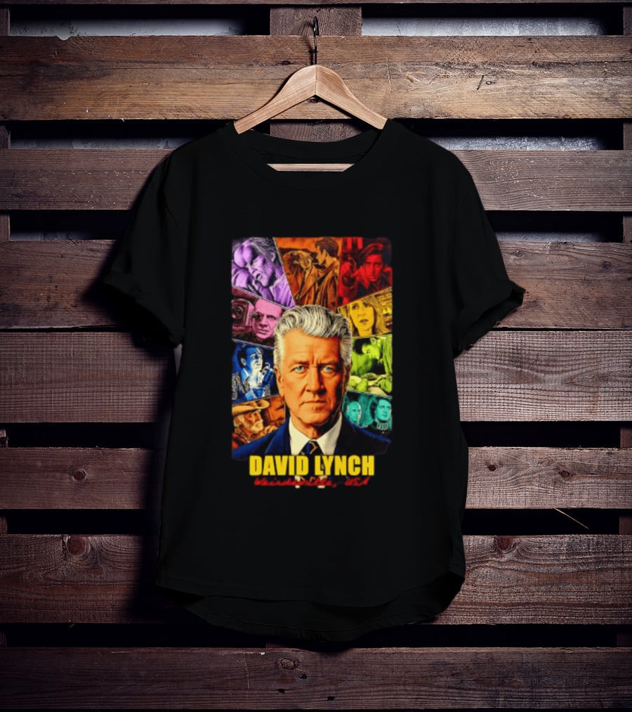 David Lynch Weirdsville USA Iconic Characters Collage T-Shirt