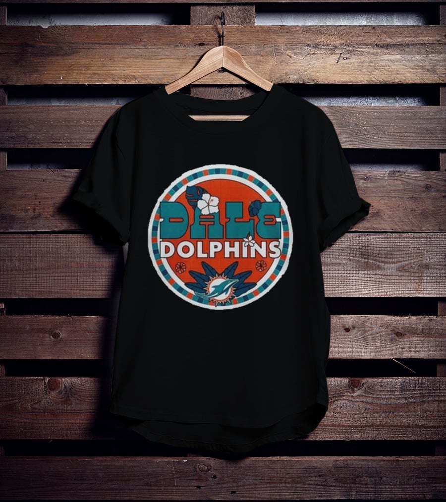 Miami Dolphins Dale Hispanic Heritage Month Aqua T-Shirt