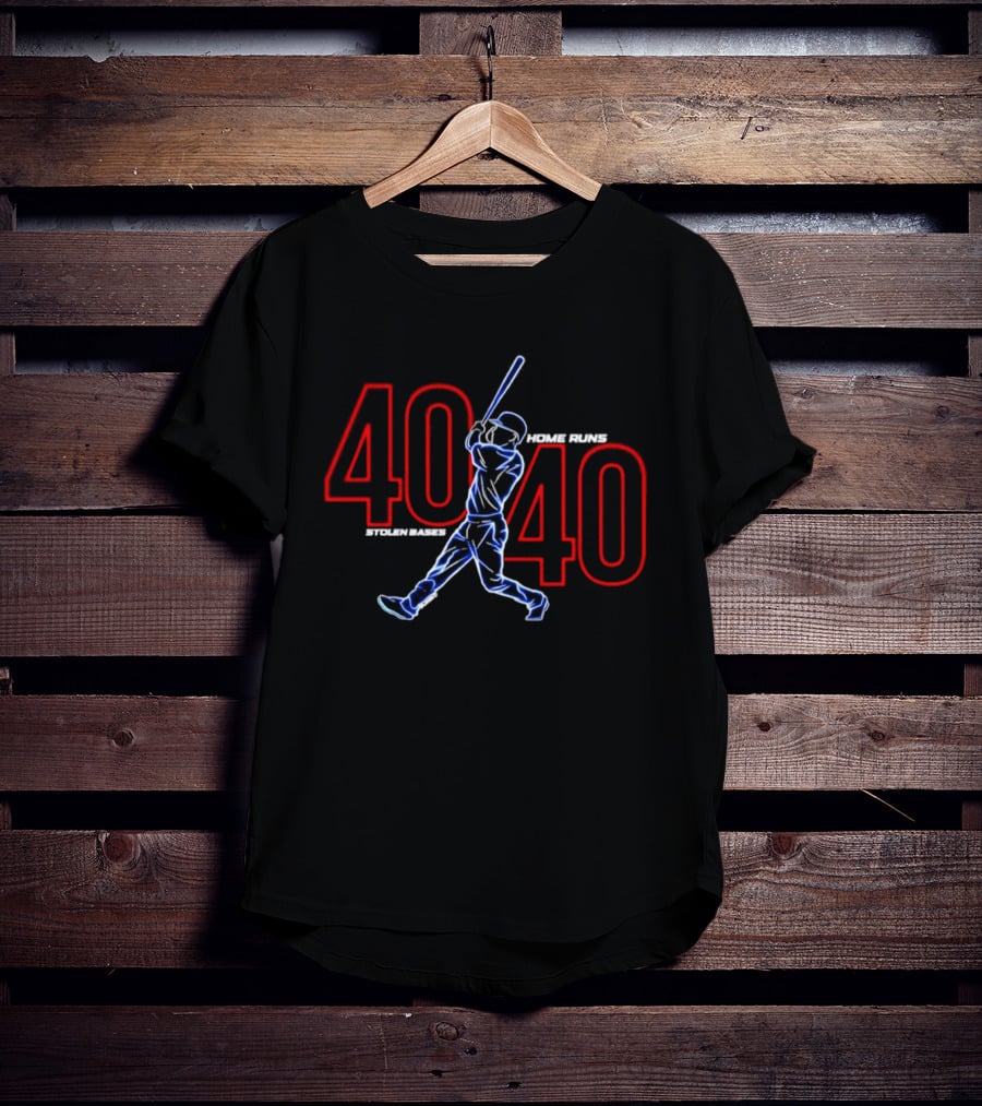 Pete Crow Armstrong 40.40 Home Runs Chicago Cubs Electric T-Shirt