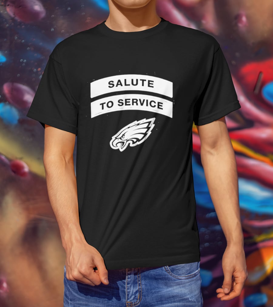 Philadelphia Eagles Salute To Service 2026 T-Shirt