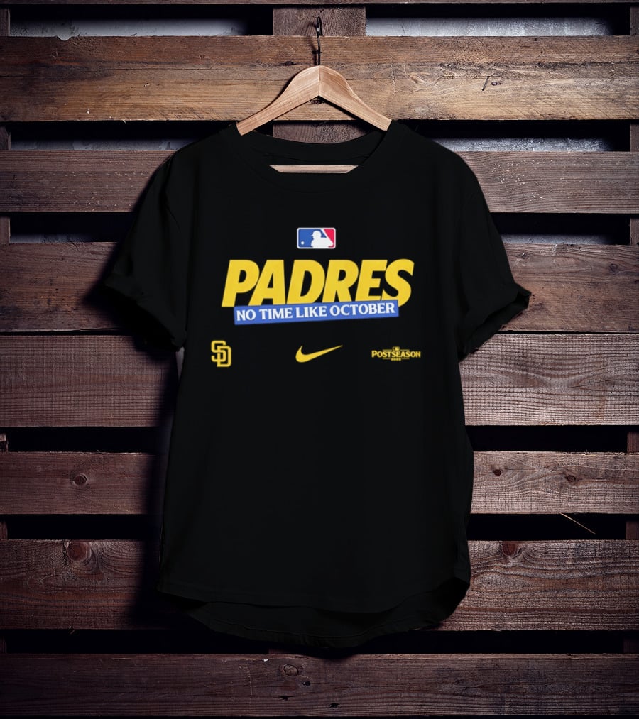 San Diego Padres No Time Like October 2026 MLB Postseason Nike T-Shirt