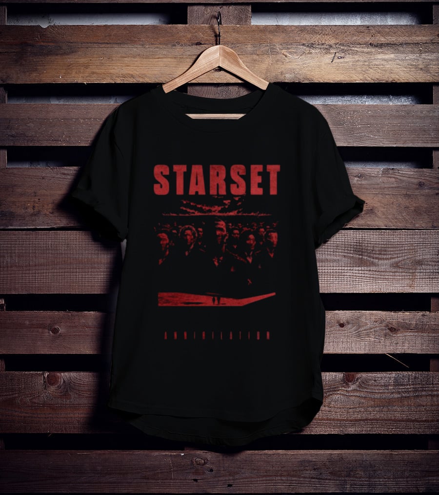 Starset Demonstration Faceless Red T-Shirt