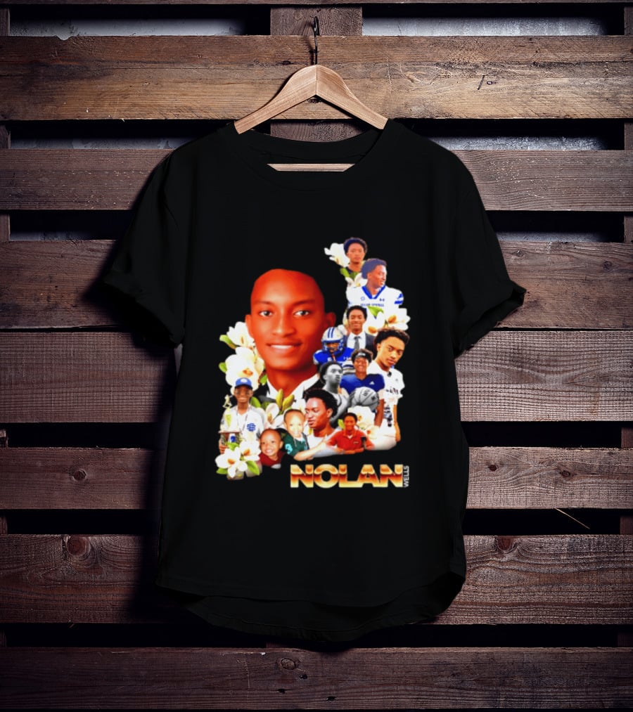 Justice For Nolan Wells 2026 Memorial Collage T-Shirt