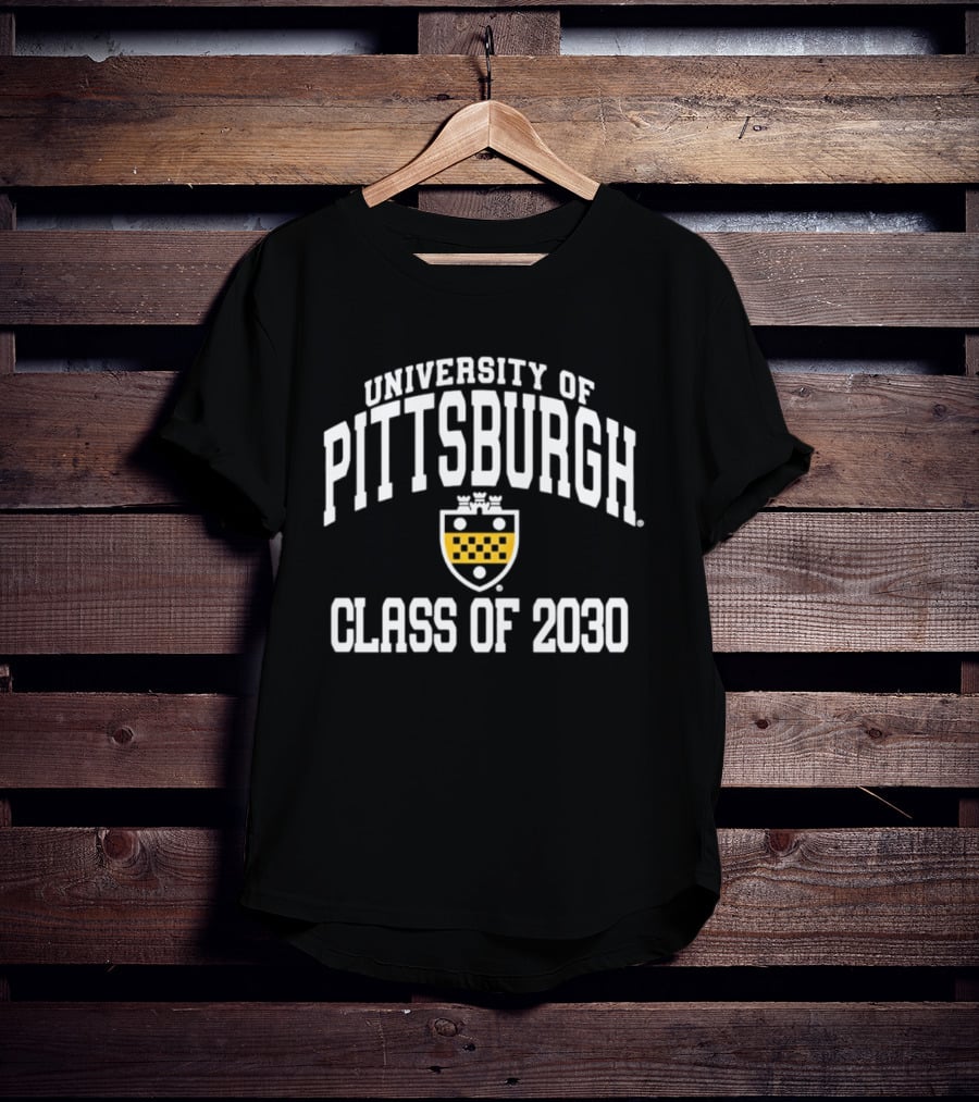 University Of Pittsburgh Class Of 2030 Crest T-Shirt