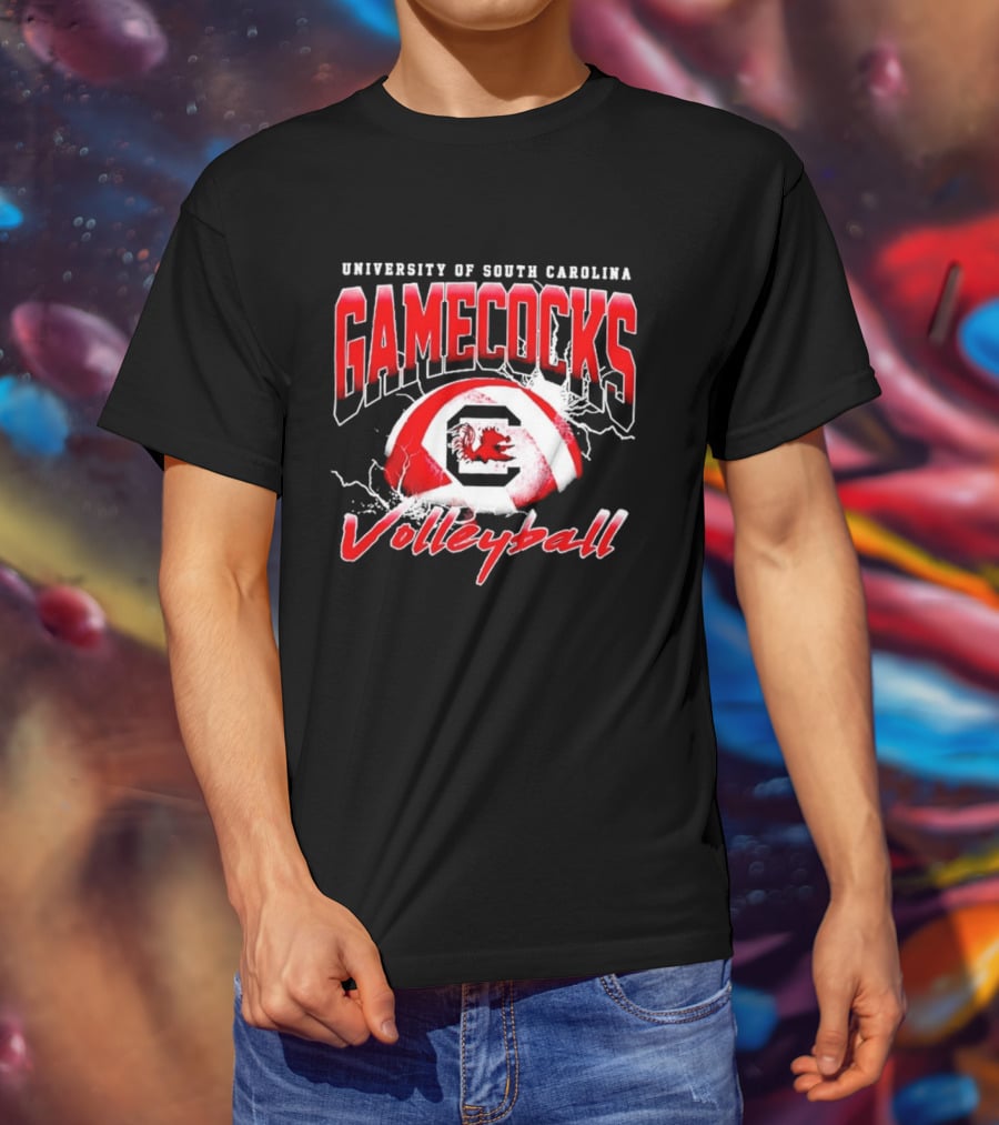 University Of South Carolina Gamecocks Volleyball Team T-Shirt