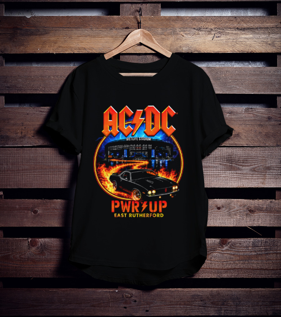ACDC PWR UP Metlife Stadium East Rutherford 2026 Event September 25 T-Shirt