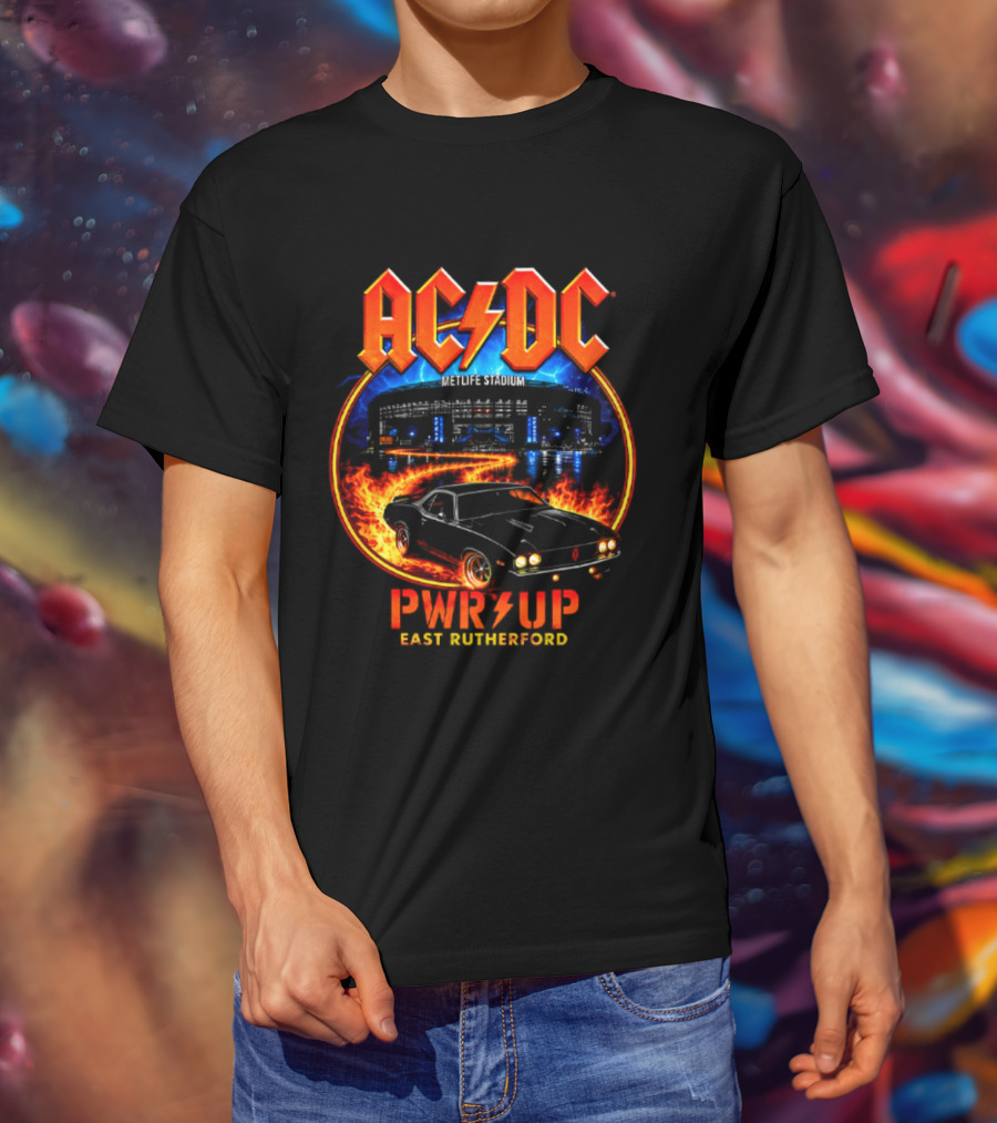 ACDC PWR UP Metlife Stadium East Rutherford 2026 Event September 25 T-Shirt