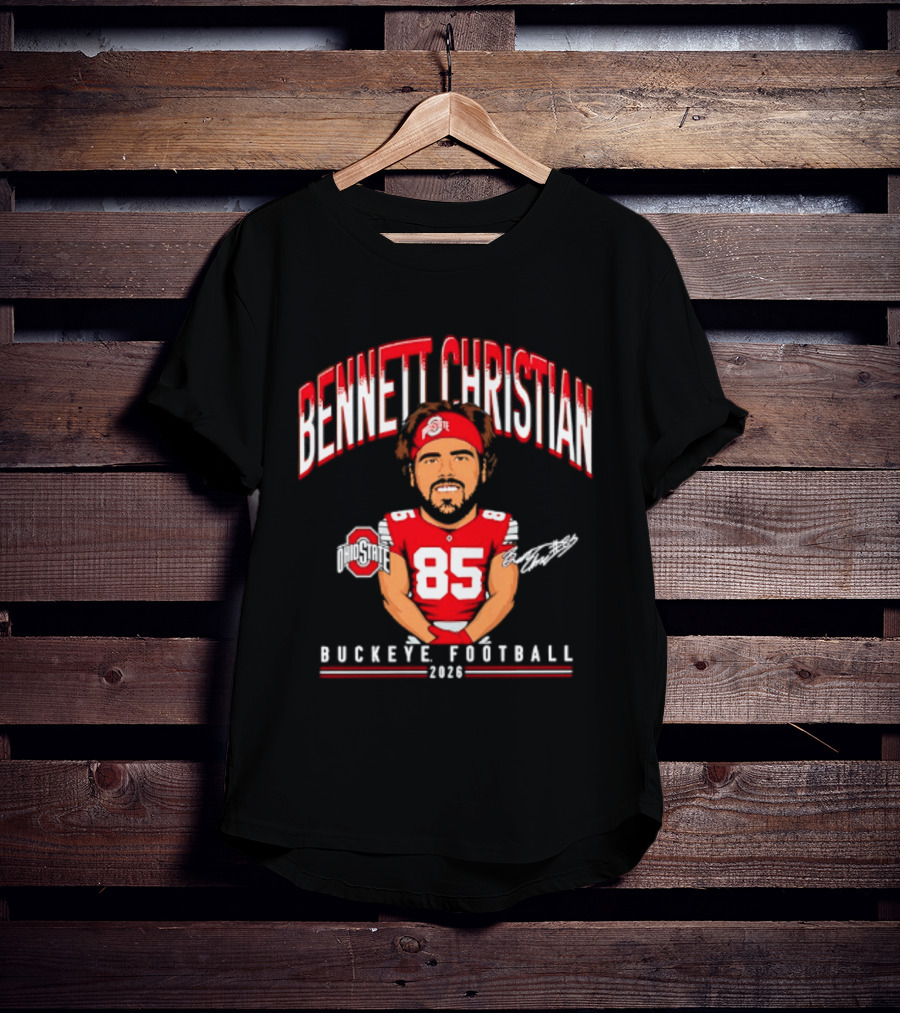 Bennett Christian Ohio State Buckeyes Football 2026 Caricature 85 T-Shirt