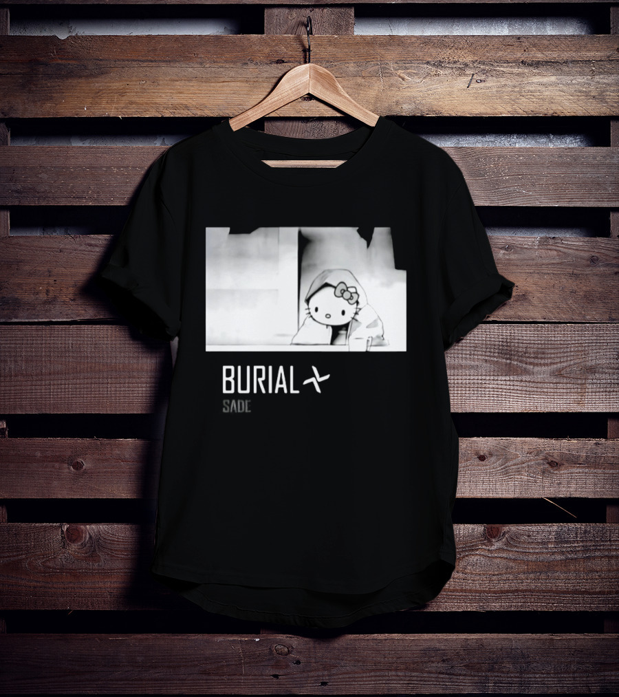 Burial Hello Kitty Sade Electronic Dubstep Cartoon T-Shirt