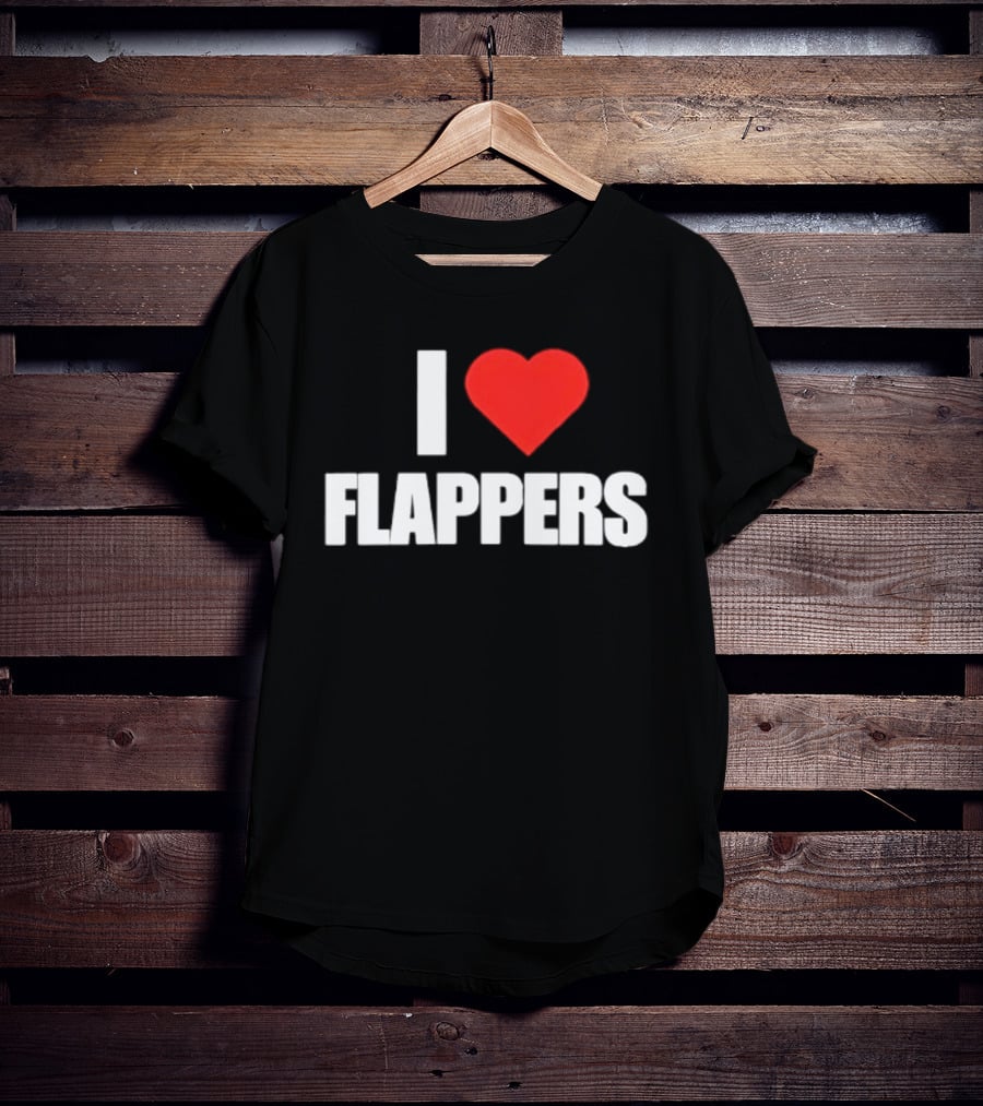 I Heart Flappers Retro Style Nostalgia Fan Favorite T-Shirt