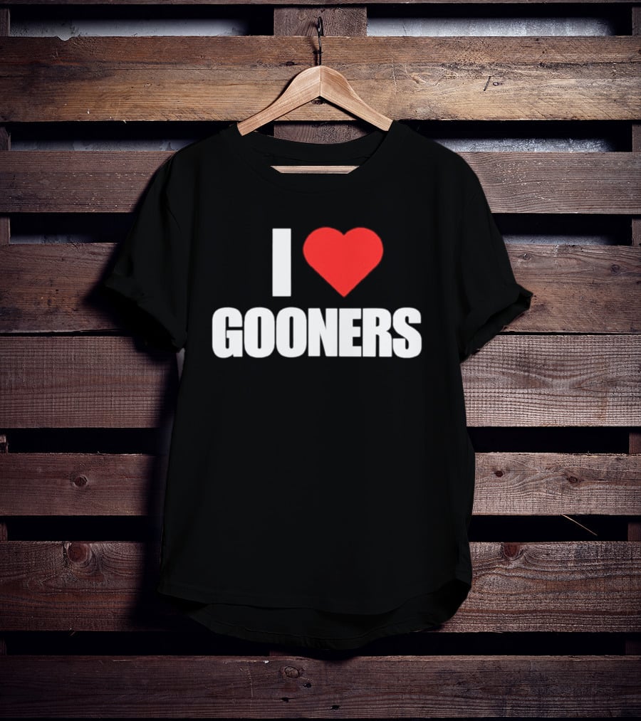 I Love Gooners Arsenal Fan Supporter T-Shirt
