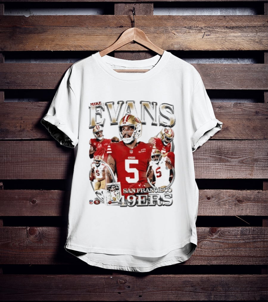 Mike Evans 49ers Player Collage San Francisco 2026 T-Shirt