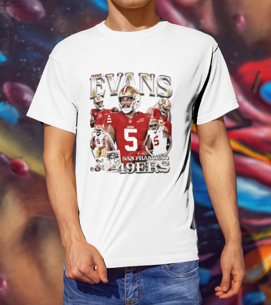 Mike Evans 49ers Player Collage San Francisco 2026 T-Shirt