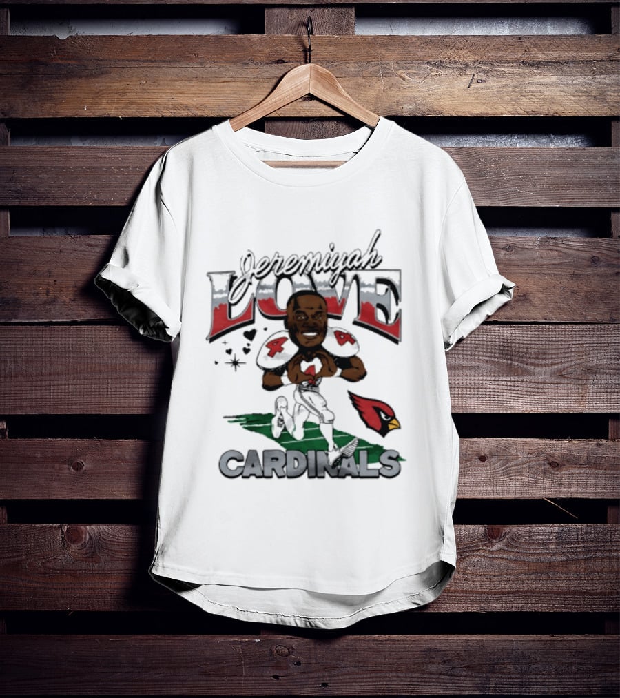 Arizona Cardinals Jeremiyah Love Caricature Player T-Shirt