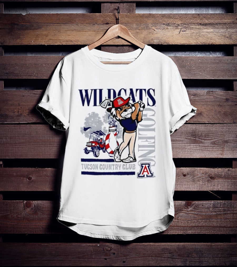 Wildcats Golfing At Tucson Country Club Arizona T-Shirt