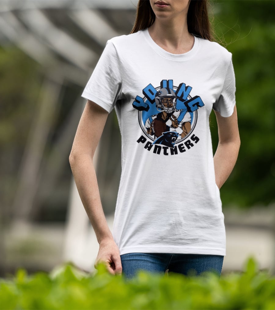 Bryce Young Carolina Panthers Football Star Quarterback T-Shirt