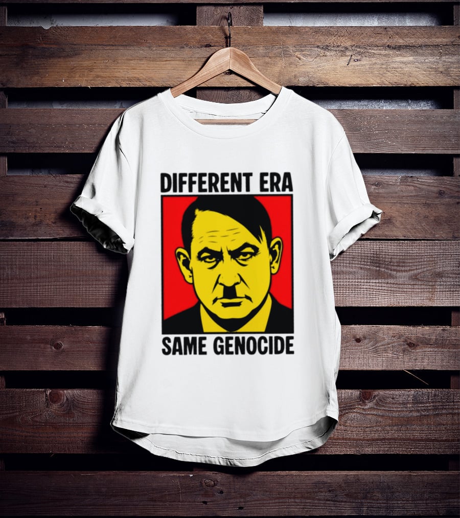 Different Era Same Genocide Protest Activism Iconic Political Commentary T-Shirt