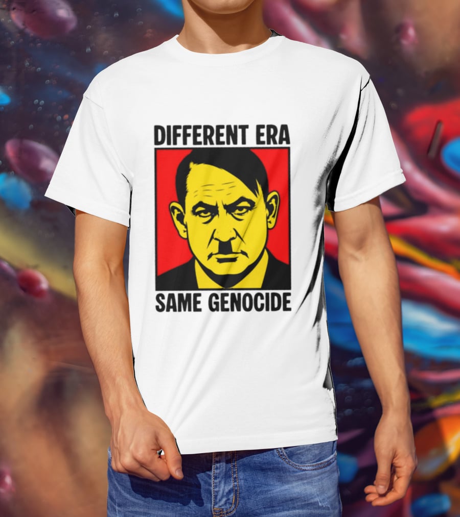 Different Era Same Genocide Protest Activism Iconic Political Commentary T-Shirt