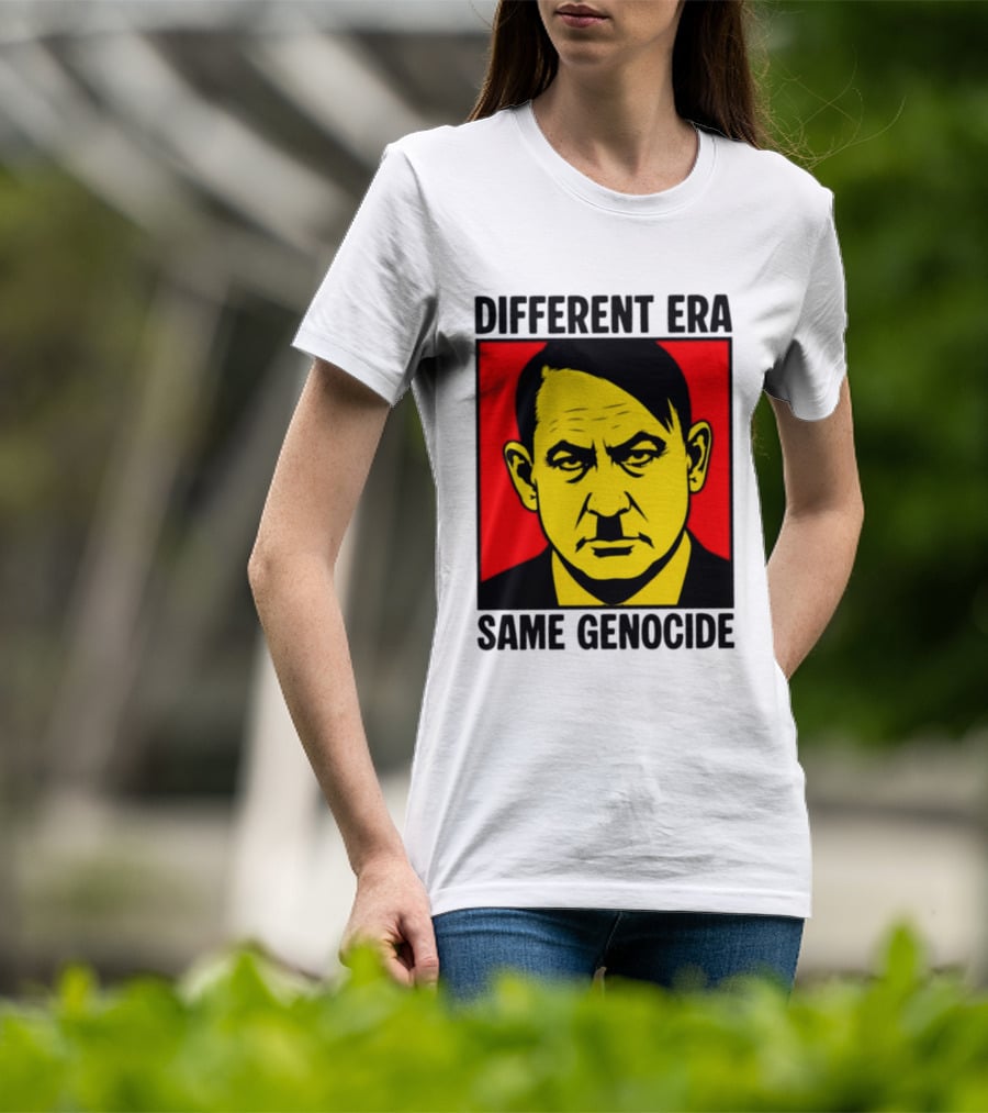 Different Era Same Genocide Protest Activism Iconic Political Commentary T-Shirt