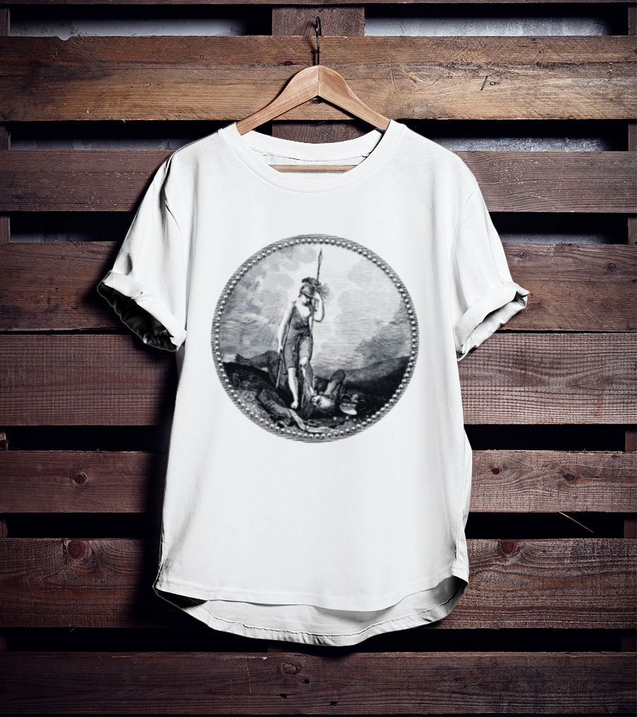 Sic Semper Tyrannis Roman Goddess Victory Seal T-Shirt