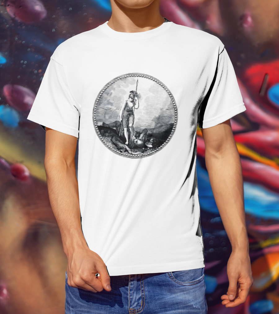 Sic Semper Tyrannis Roman Goddess Victory Seal T-Shirt