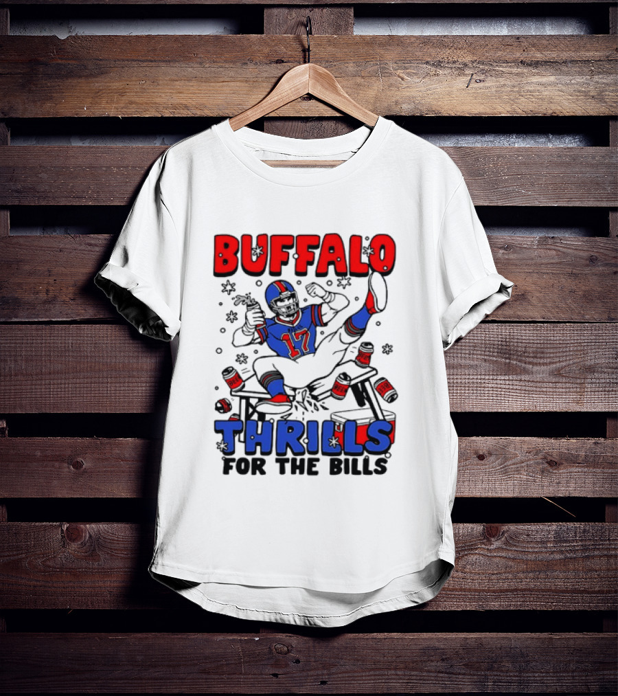 Buffalo Thrills For The Bills Football Celebration T-Shirt