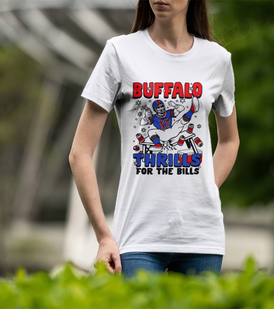 Buffalo Thrills For The Bills Football Celebration T-Shirt