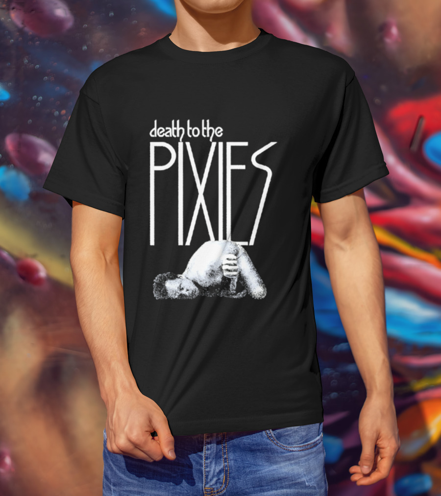 Les Claypool Wearing Death To The Pixies T-Shirt