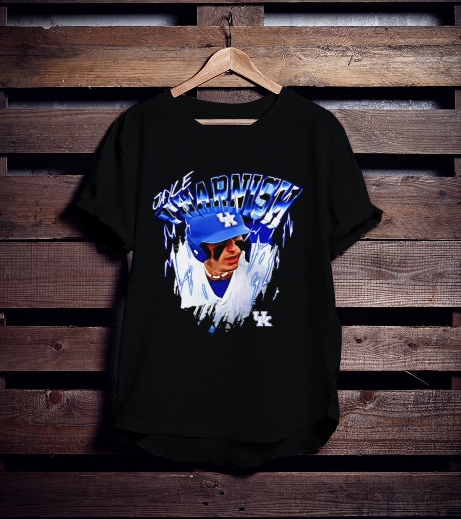 Jayce Tharnish Kentucky Wildcats Baseball UK Helm T-Shirt
