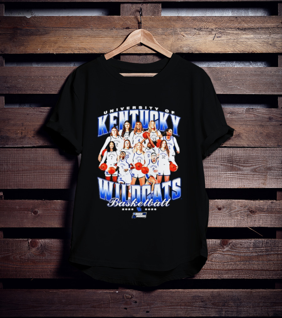 University Of Kentucky Wildcats Basketball 2026 NCAA All Team T-Shirt