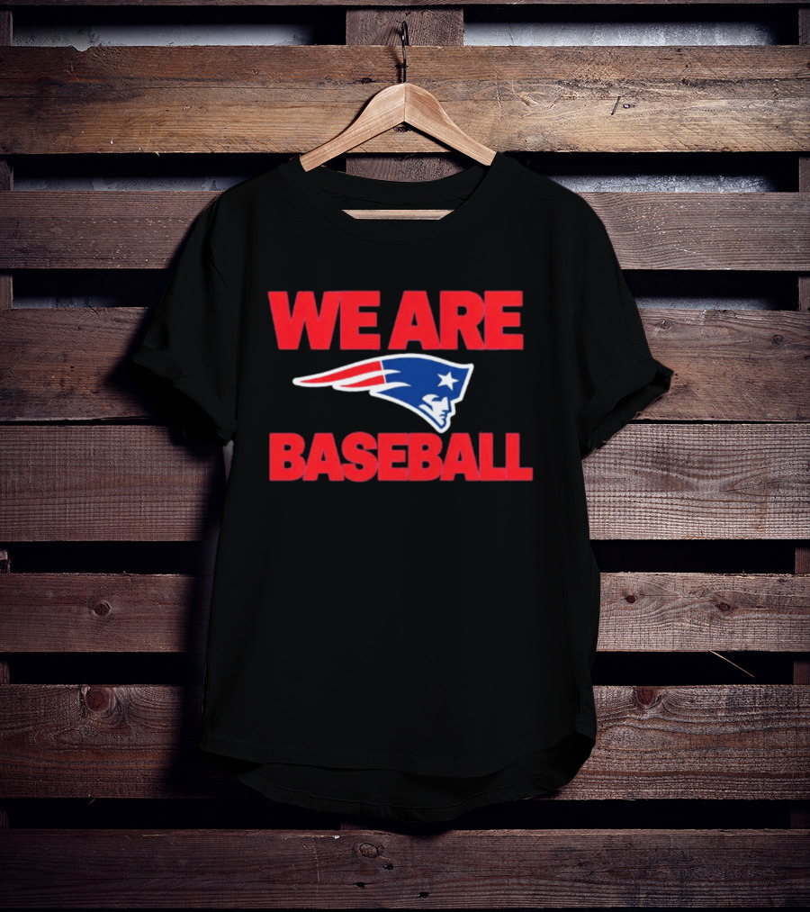 We Are Baseball Patriotic Sports Fusion T-Shirt