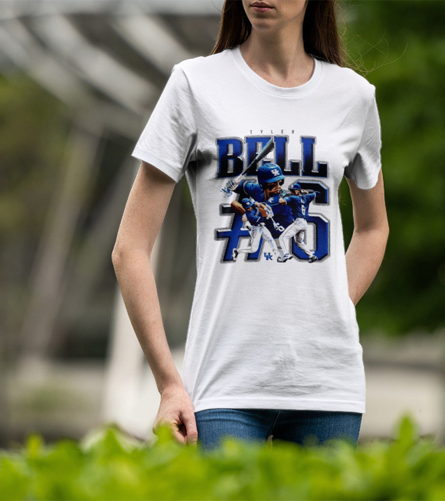 Tyler Bell 6 Kentucky Wildcats NCAA Baseball Player T-Shirt