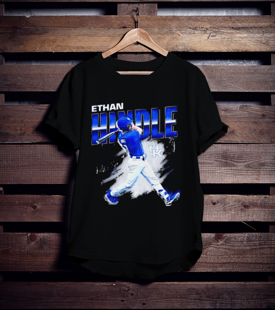 Ethan Hindle Kentucky Wildcats NCAA Baseball Player UK T-Shirt