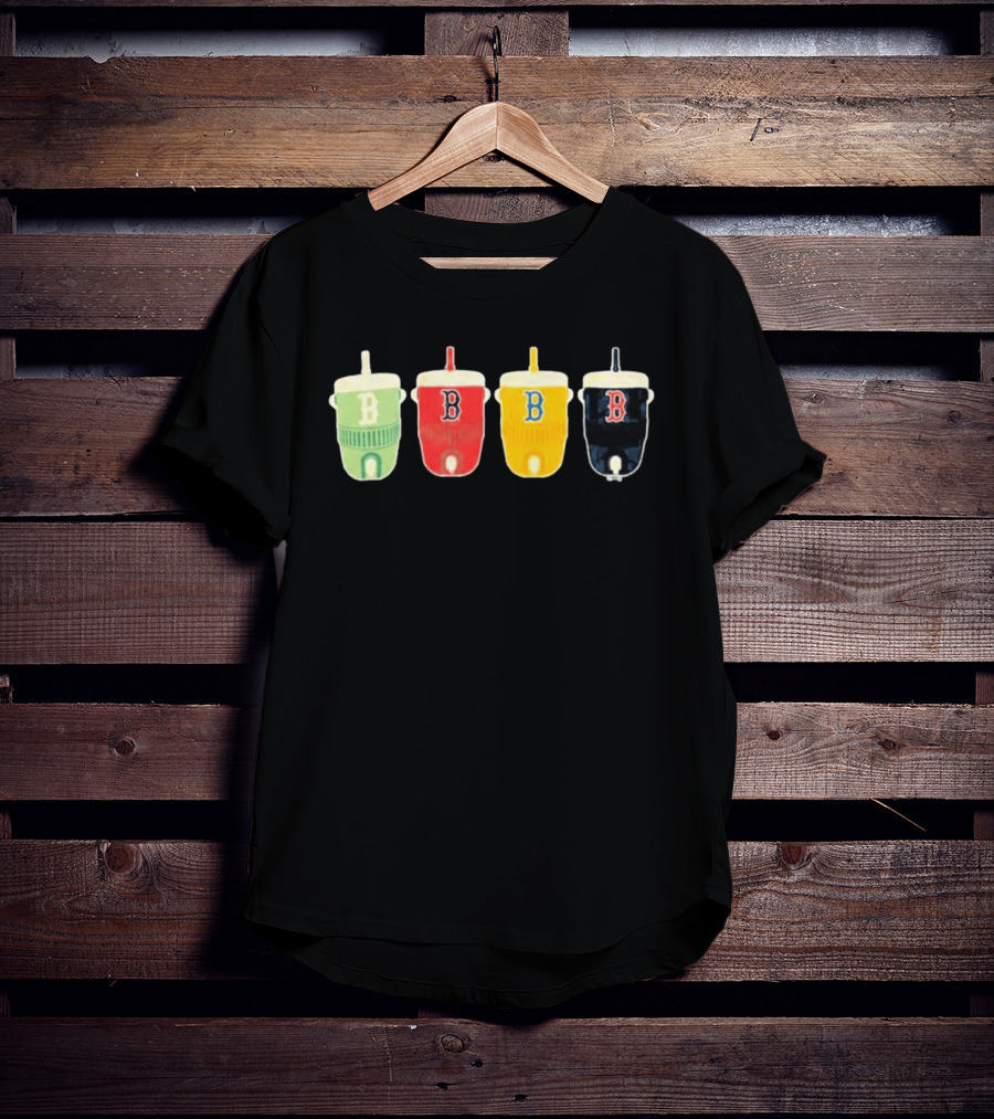 Boston Red Sox Multi Color B Cups Collection T-Shirt