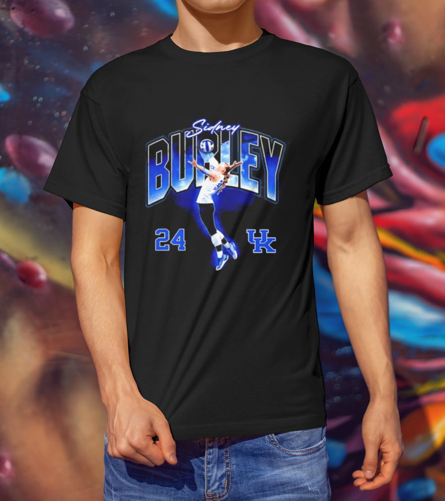 Sidney Burley 24 Kentucky Wildcats NCAA Volleyball T-Shirt