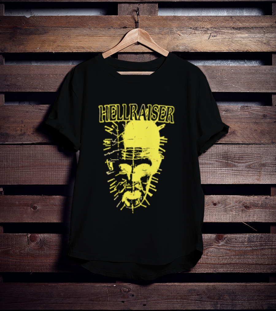 Hellraiser Pinhead Clive Barker Horror Movie Swag Head T-Shirt