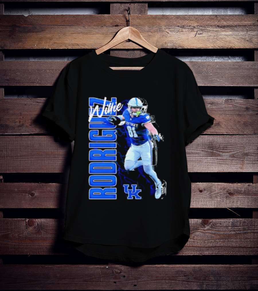 Willie Rodriguez Kentucky Wildcats NCAA Football UK T-Shirt