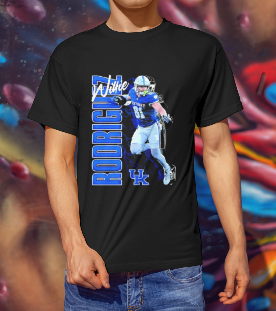 Willie Rodriguez Kentucky Wildcats NCAA Football UK T-Shirt