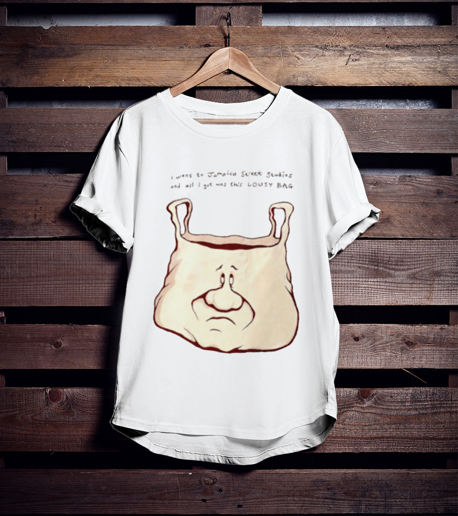 I Went To Jamaica Street Studios And All I Got Was This Lousy Bag Sad Face T-Shirt