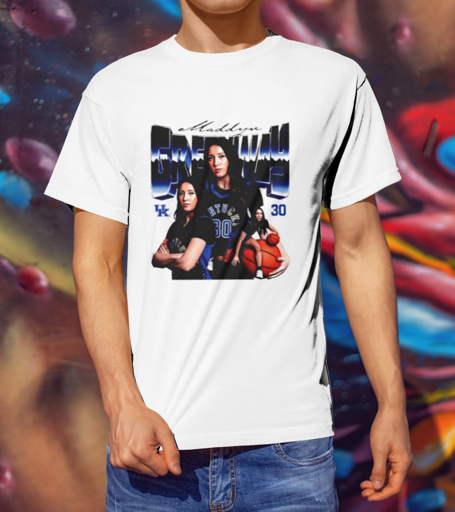 Maddyn Greenway 30 Kentucky Wildcats UK NTU Women's Basketball T-Shirt