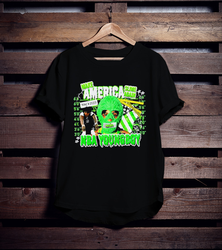 Make America Slime Again NBA Young Boy Tour T-Shirt
