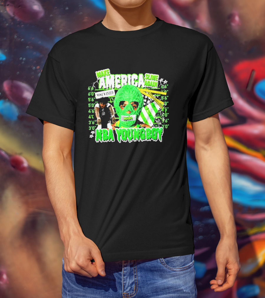 Make America Slime Again NBA Young Boy Tour T-Shirt
